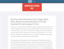 Tablet Screenshot of dappledcitiesfly.com